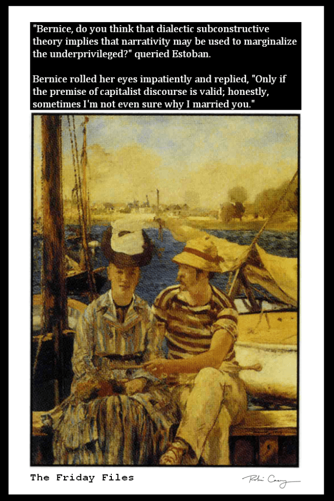 The premise of capitalist discourse, indeed!