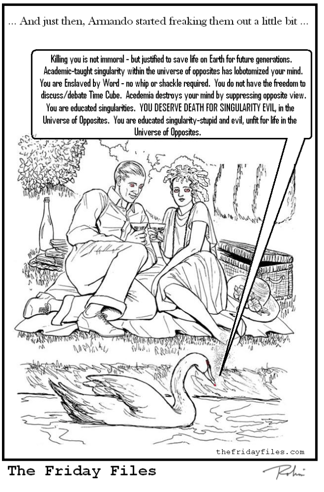 Whoa, Armando, mellow out